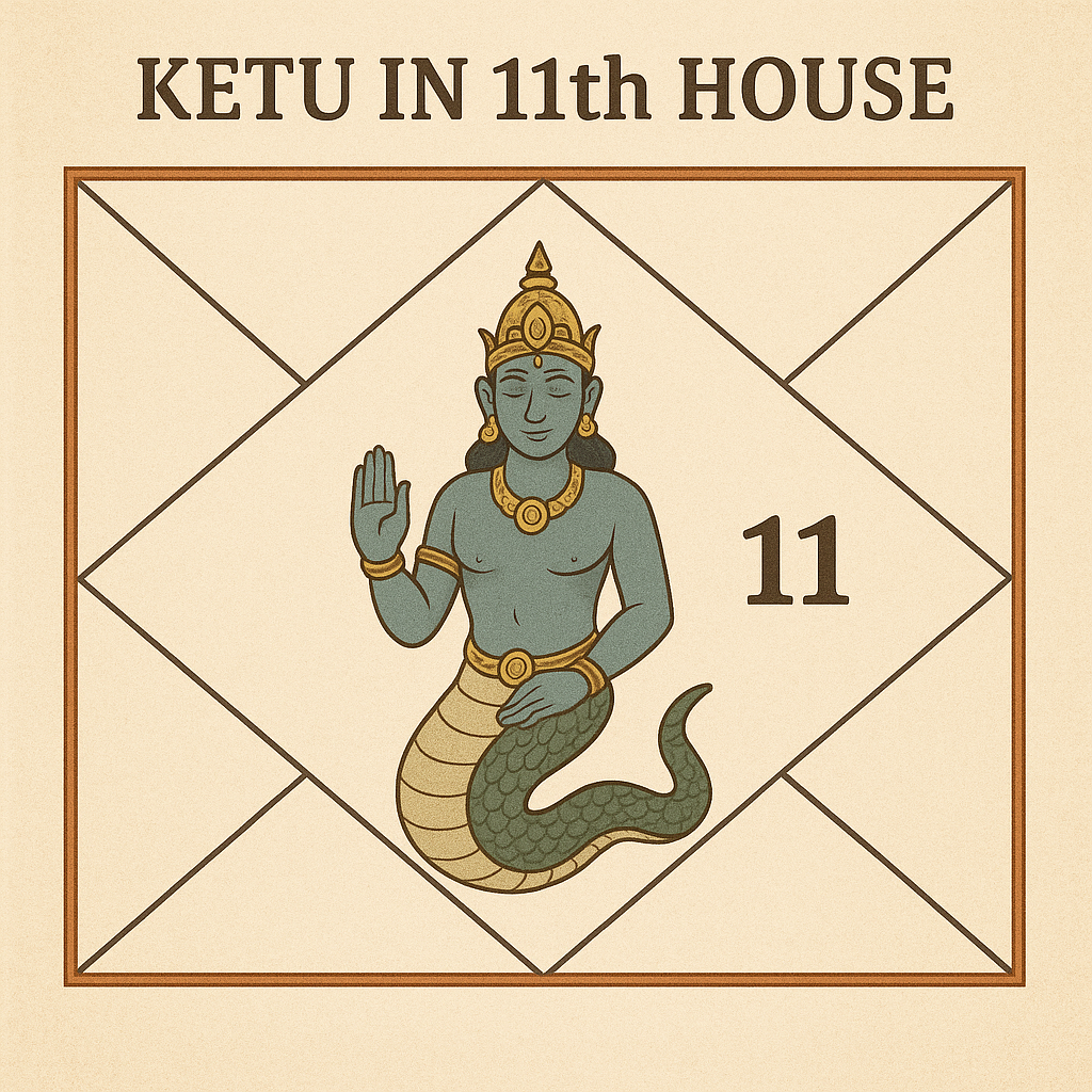 Ketu in the 11th House: Effects, Remedies, and Career Insights