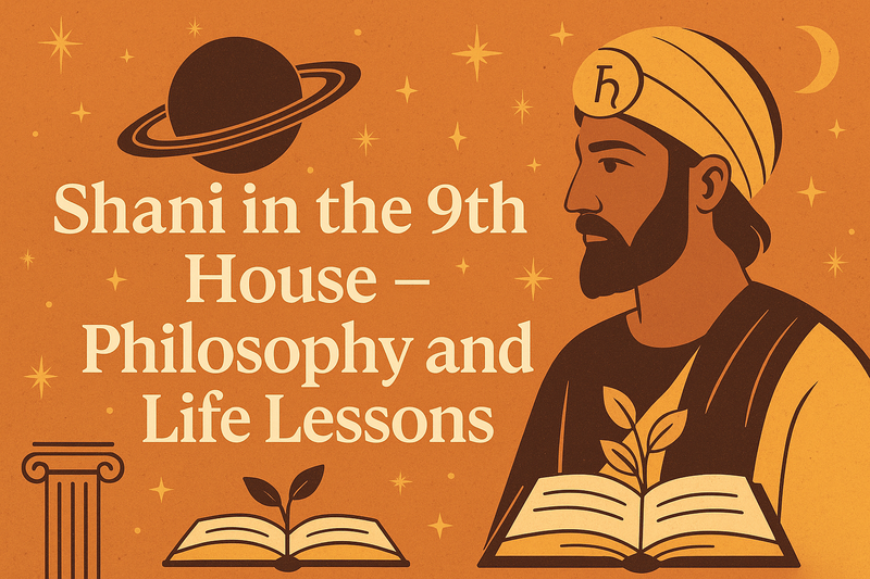 Shani in the 9th House- Philosophy and Life Lessons