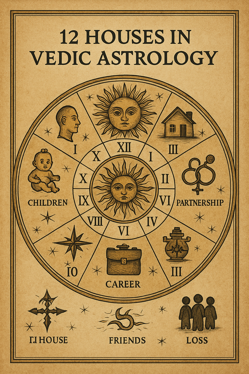 12 Houses in Vedic Astrology: Meaning and Significance