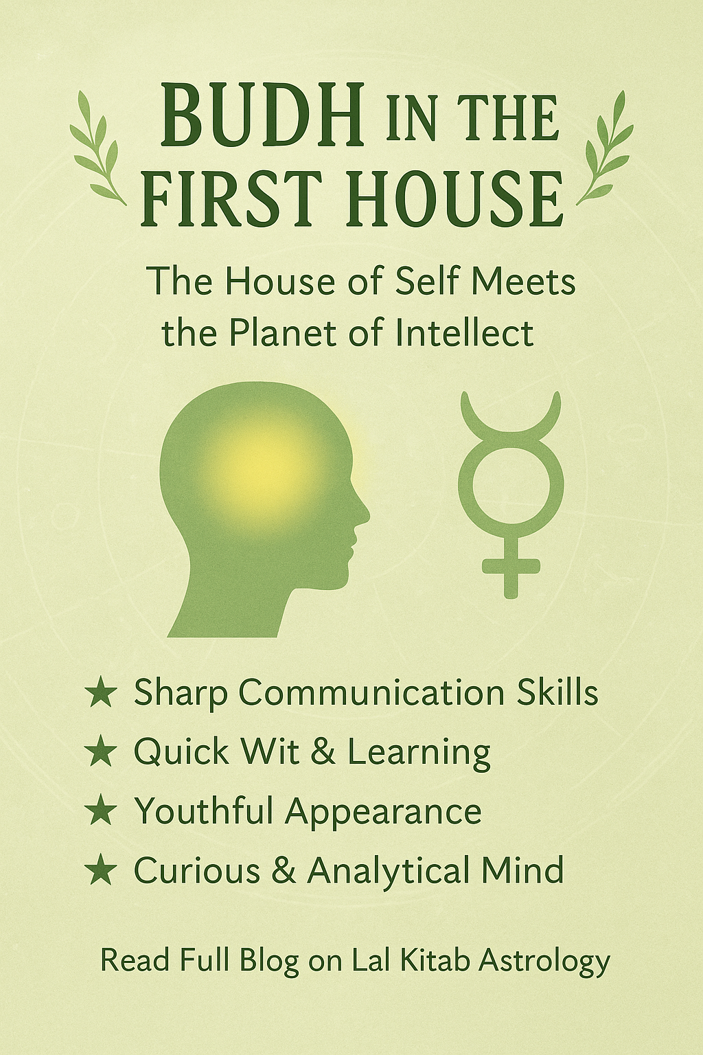 Budh in the First House According to Lal Kitab