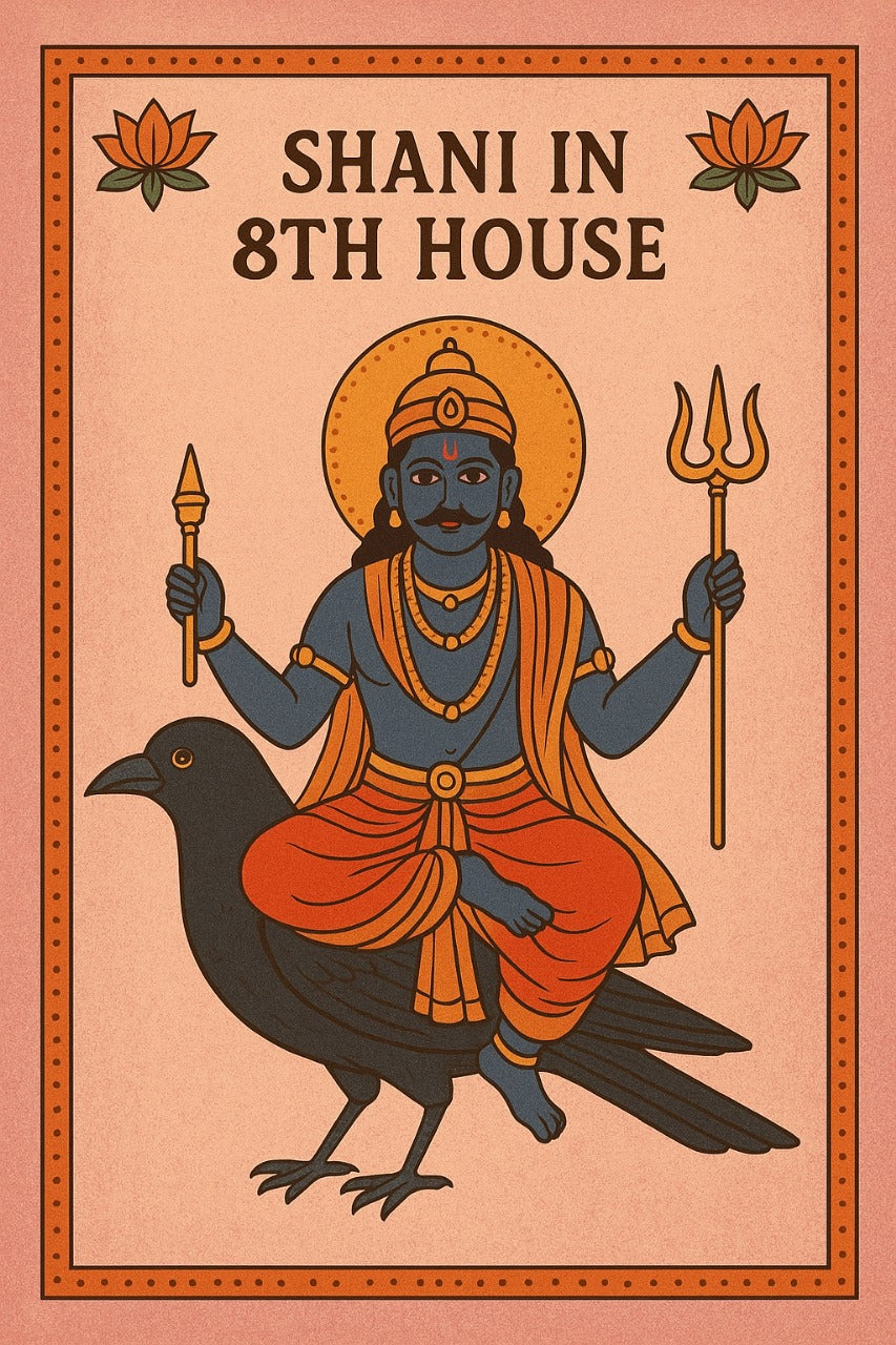 Shani in 8th House: Transformation, Karmic Depths, and Spiritual Awakening