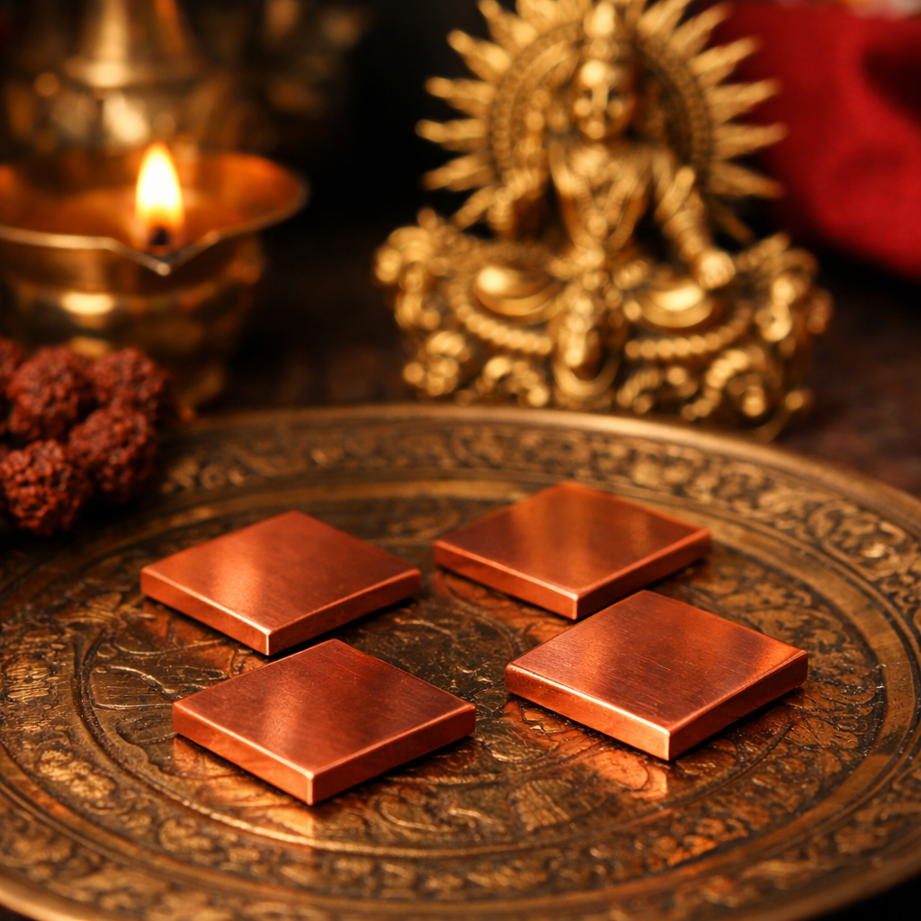 Copper Square Pieces | तांबे के चकोर टुकड़े