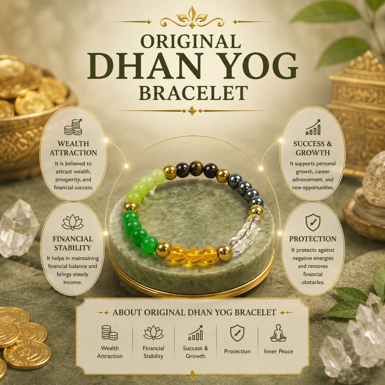money attraction bracelet