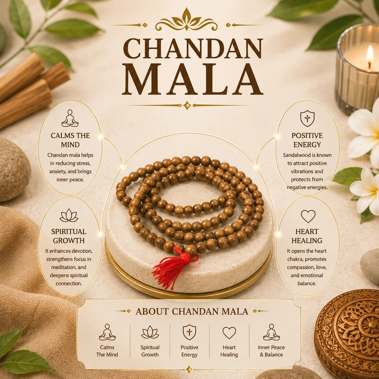 original chandan mala