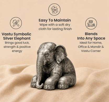 pure silver elephant