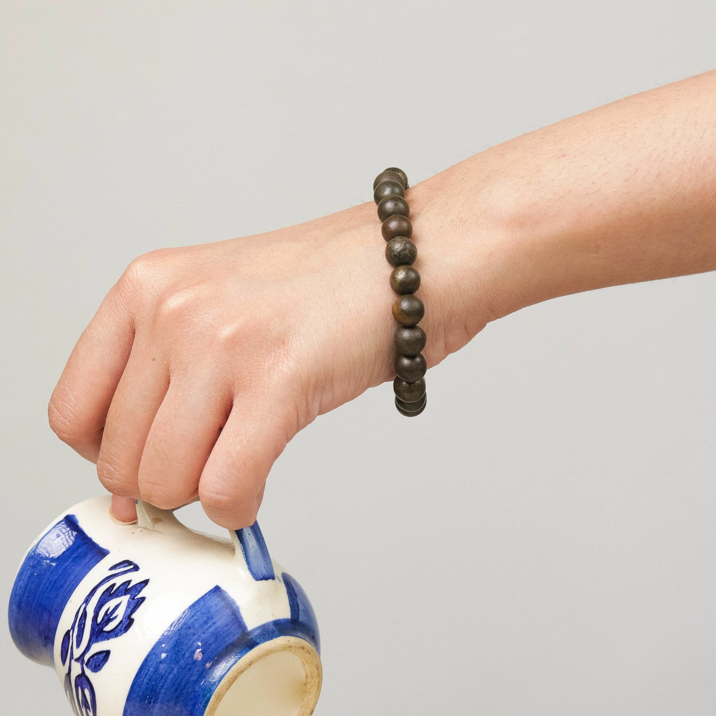 pyrite stone bracelet