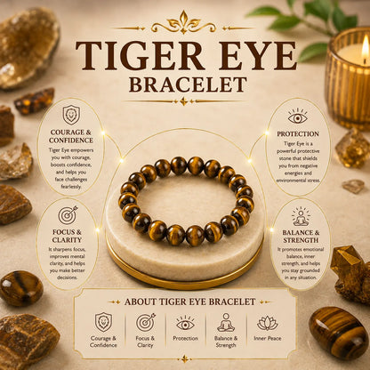 real tiger eye bracelet