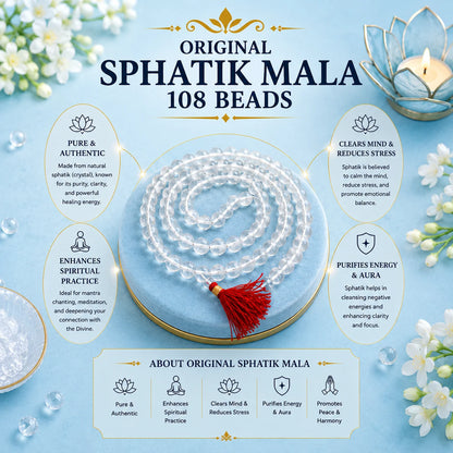 rudraksha sphatik mala