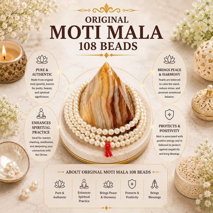 white moti mala