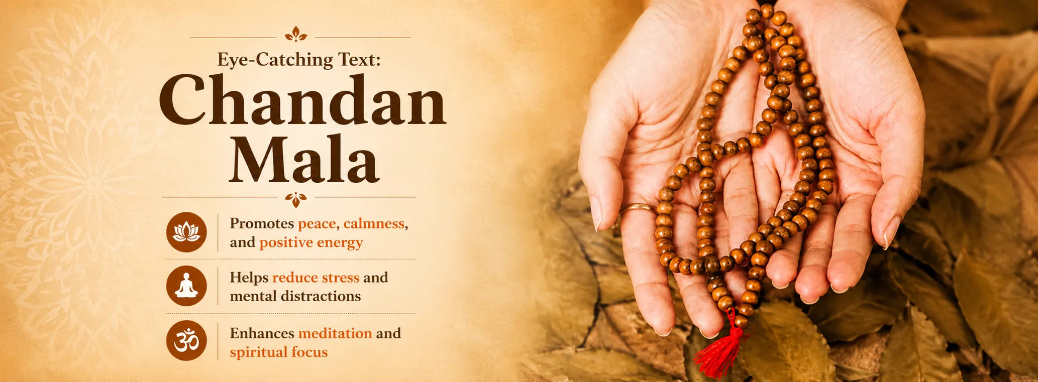 Chandan mala — detail banner 1
