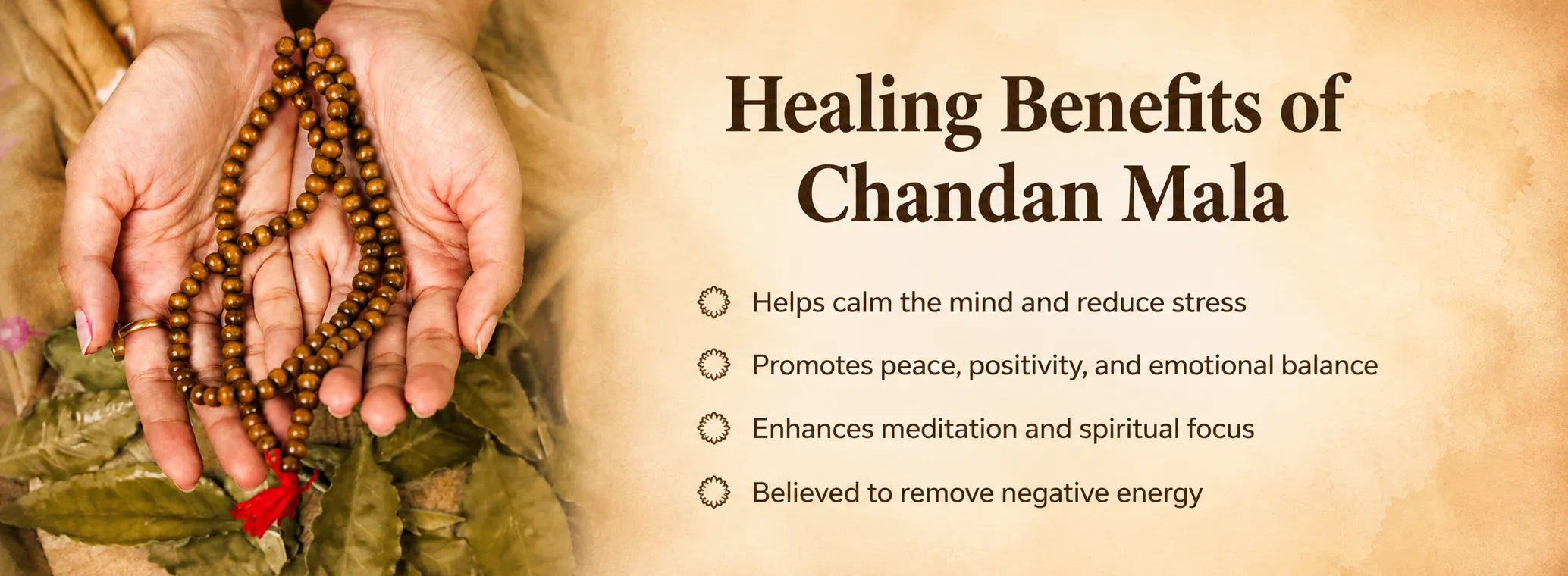 Chandan mala — detail banner 2