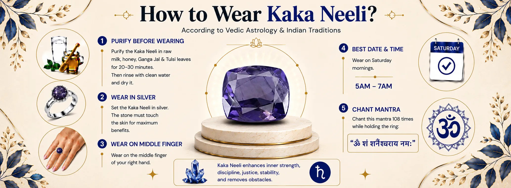 Kaka Neeli Gemstone — detail banner 3