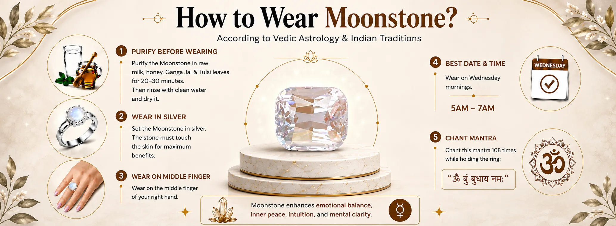 Moonstone Gemstone — detail banner 2
