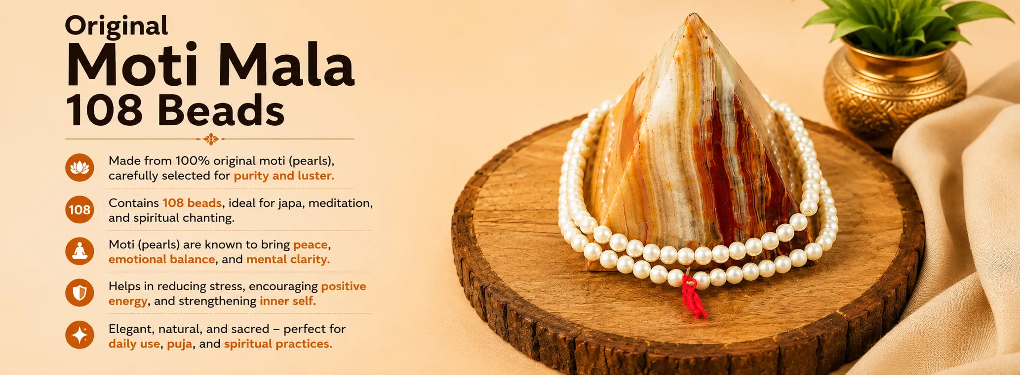Original Moti Mala 108 Beads — detail banner 3