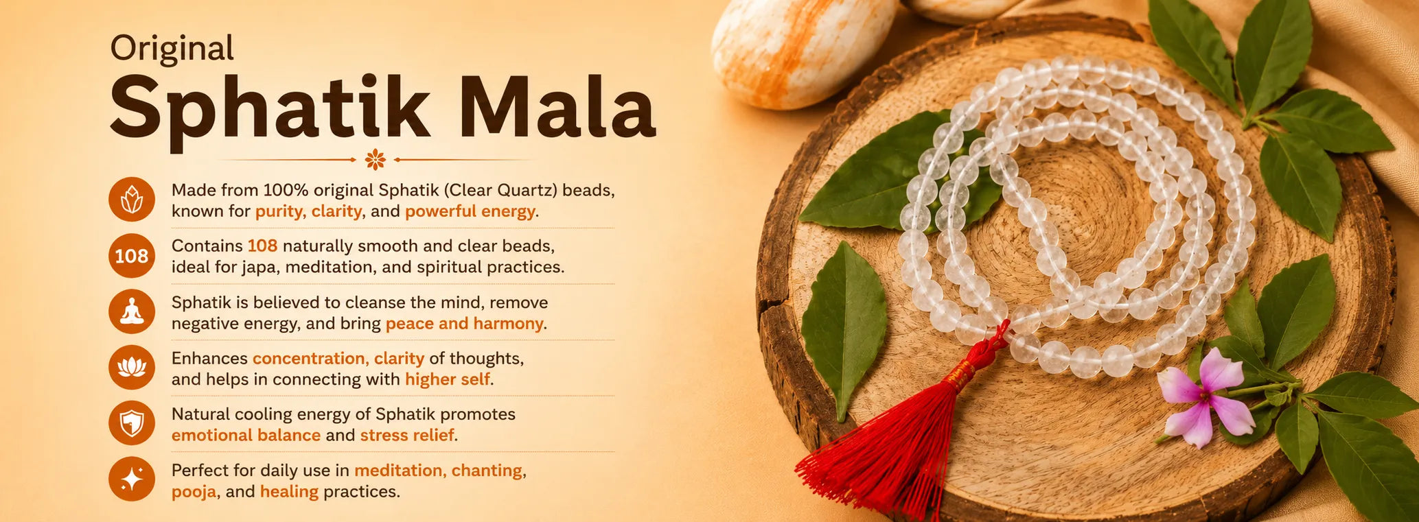 Original Sphatik Mala — detail banner 3