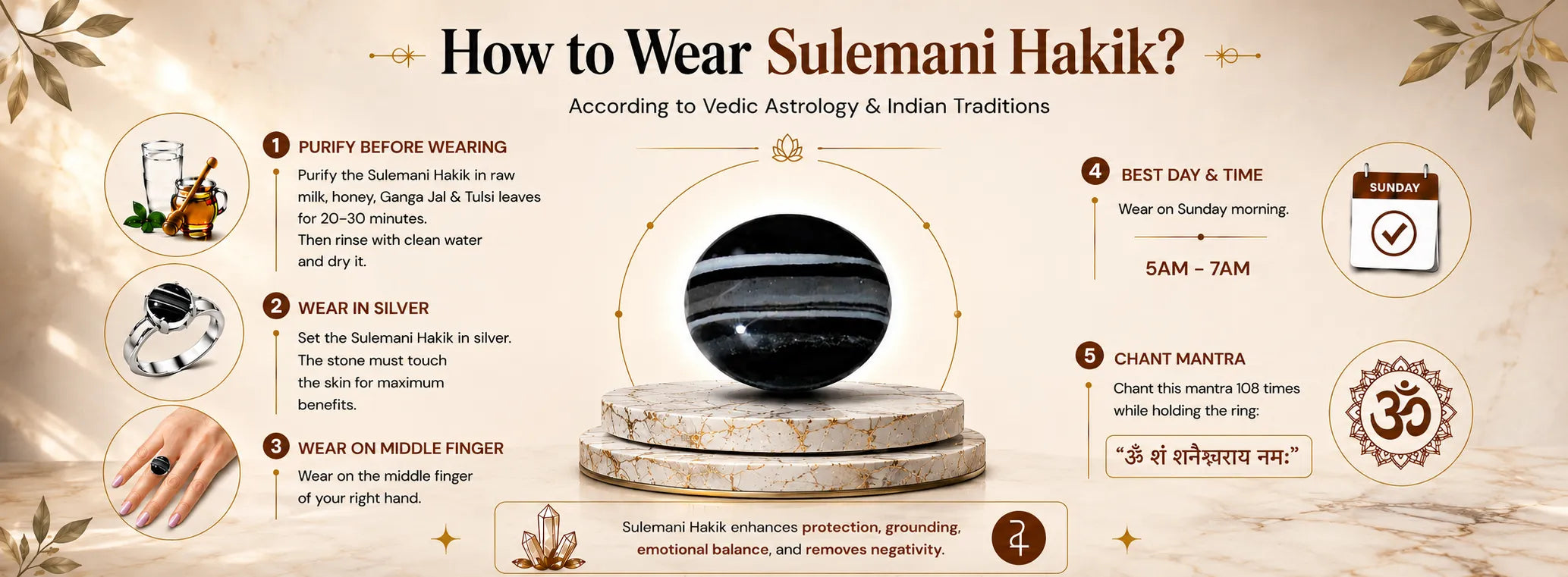 Sulemani Hakik Gemstone — detail banner 1